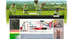 Desktop Screenshot of calcricket.org